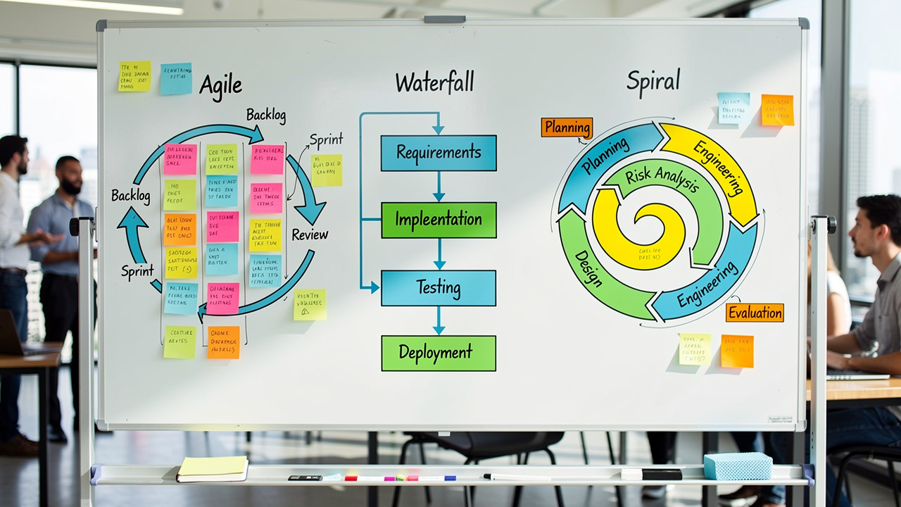 5-key-software-engineering-models-agile-waterfall-and-spiral-compared